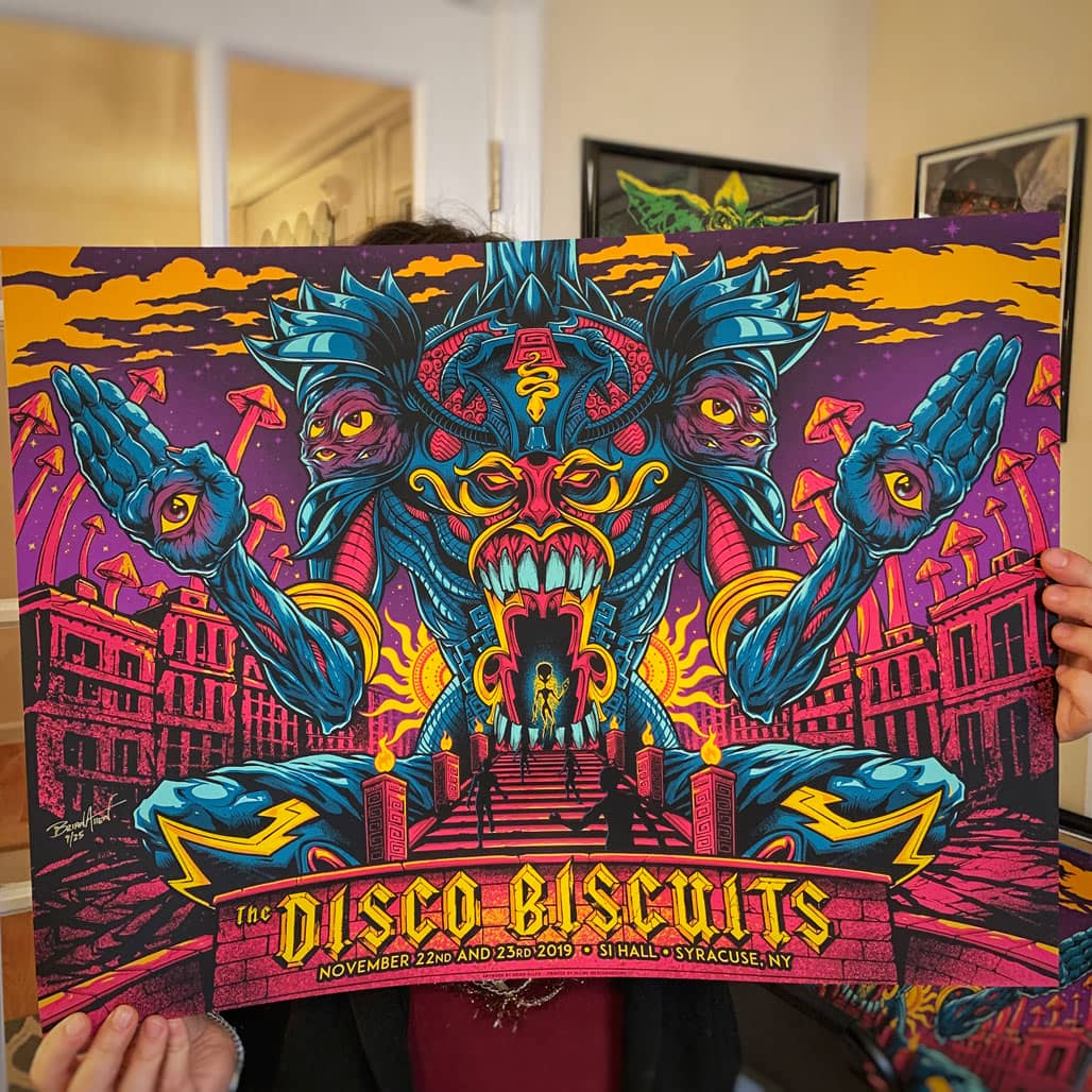 The Disco Biscuits Gig Poster Cr