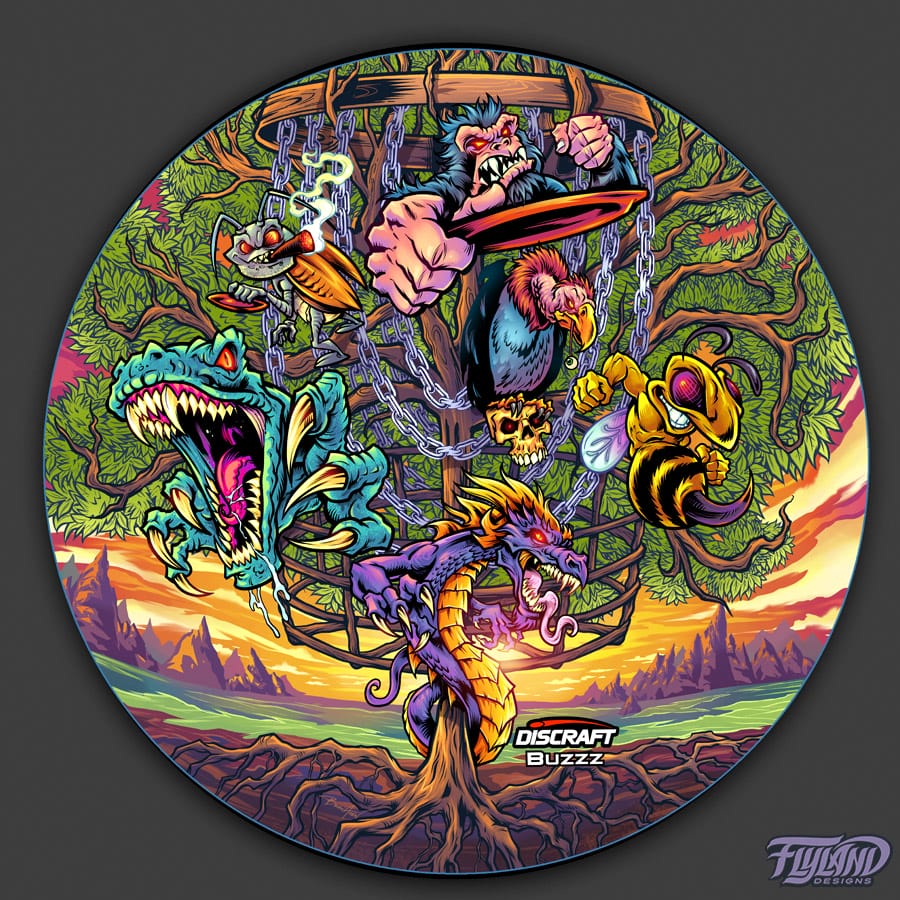 Discraft vulture, raptor, gorill