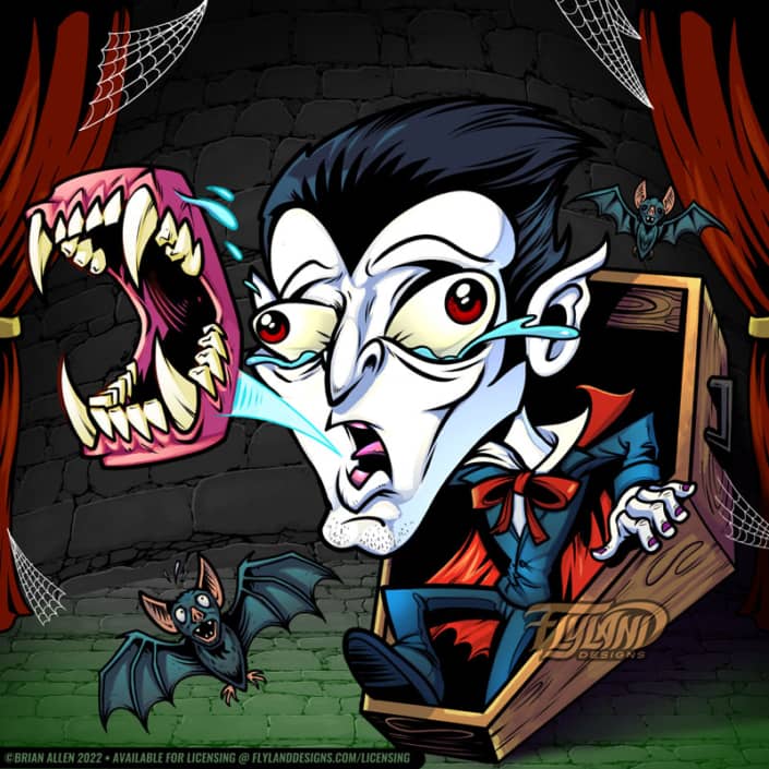 Dracula Without Teeth Artwork by