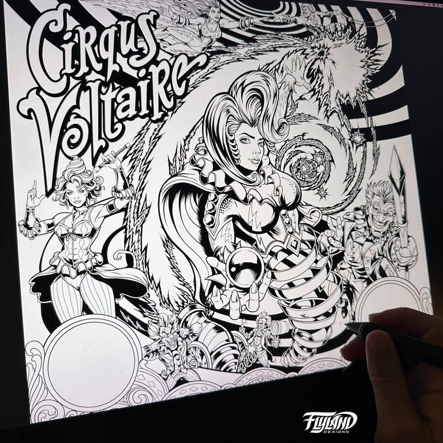 Broke out the #pencils to draw this #guitar playing #zombie for