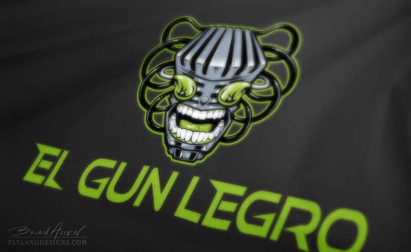 Logo Design for Nerdcore Rapper El Gun Legro