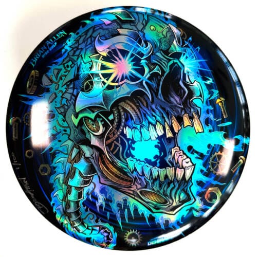 Electric Skull-#1 Foil Buzzz Disc - Flyland Designs, Freelance