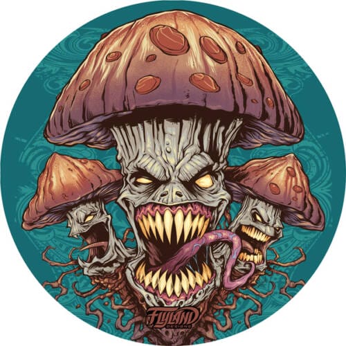 Purple Cannabis Skull Coaster / Disc Golf Marker - Flyland