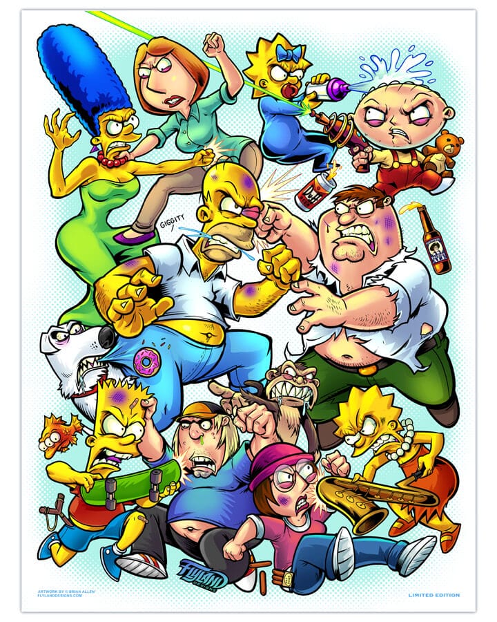 Simpsons Archives - Flyland Designs, Freelance Illustration and