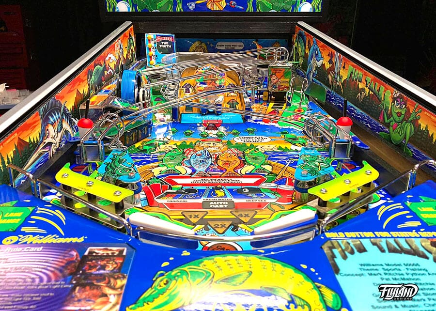 Fish Tales Side Art Blades for Pinball Machines - Flyland Designs