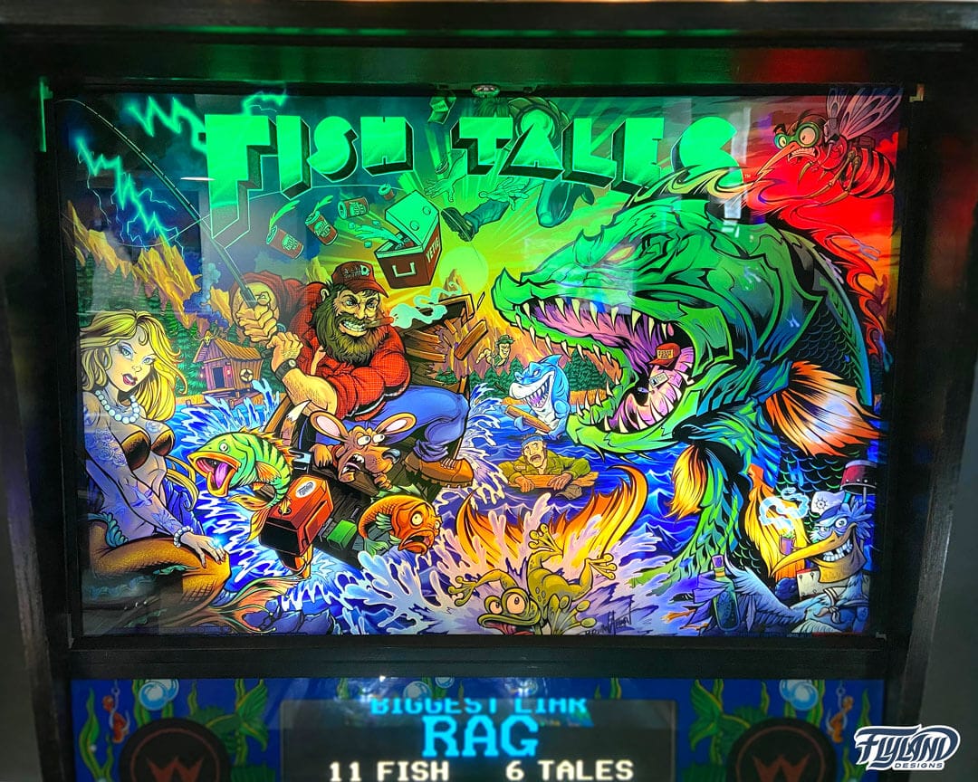 Fish Tales Alternative Acrylic Backglass (Limited Edition