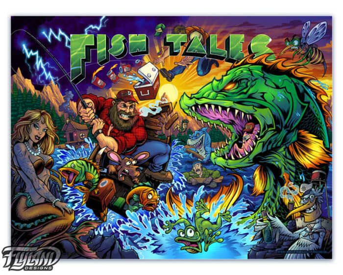 Fish Tales 18" x 24" Art Print