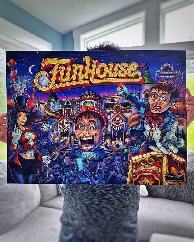 Funhouse Alternate Translite Limited Edition Artist Proof