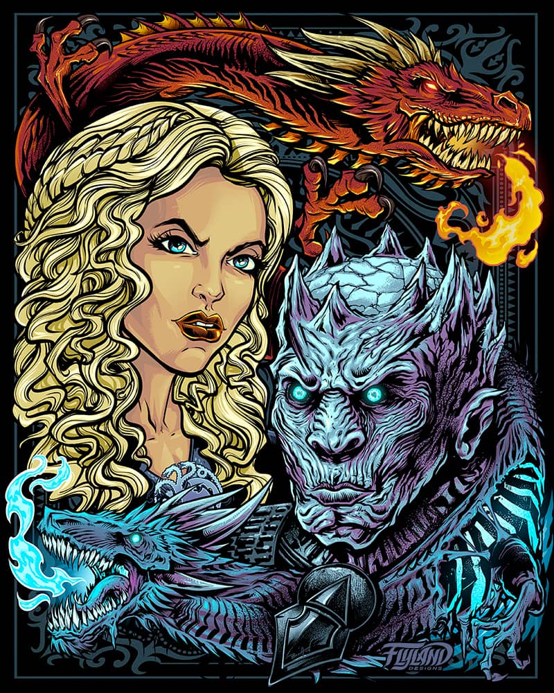 Game of Thrones Bam Box Illustra