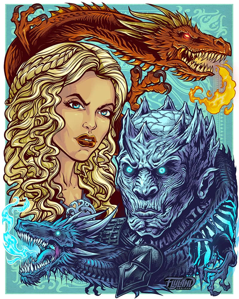 Game of Thrones Bam Box Illustra