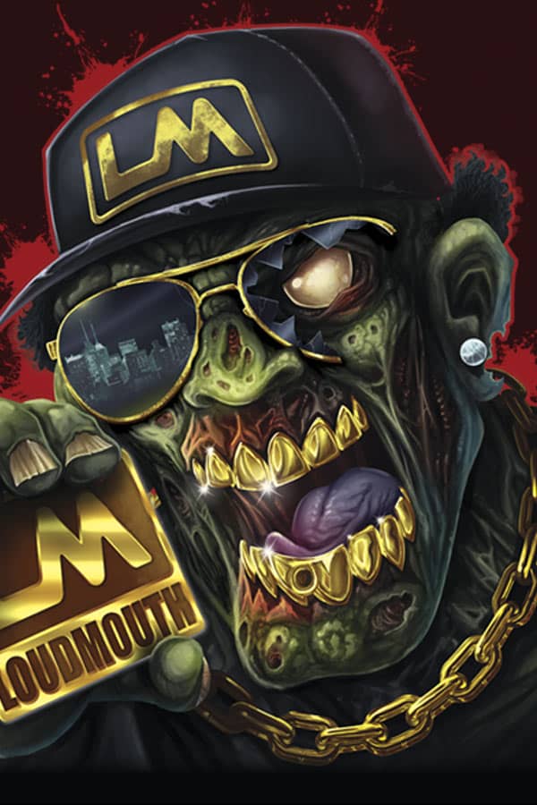 Gangster Zombie LoudMouth Gloves