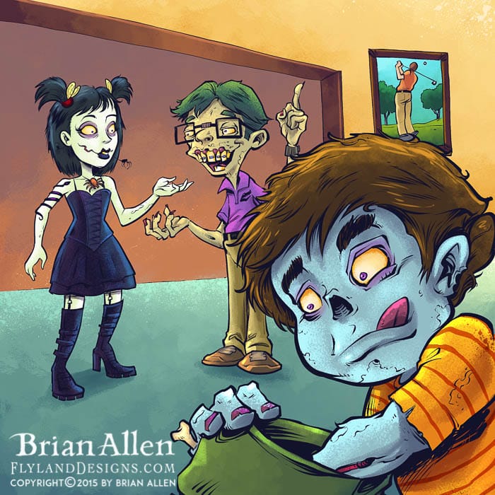 Children’s book series about zombies