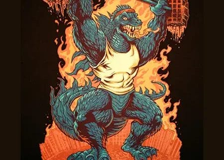 Godzilla Weight Lifter