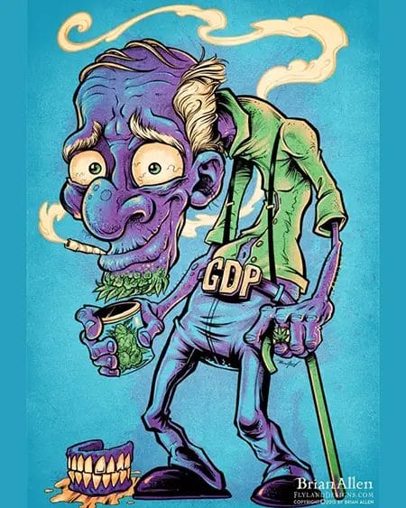 Grand Daddy Purps TShirt bud weed 420