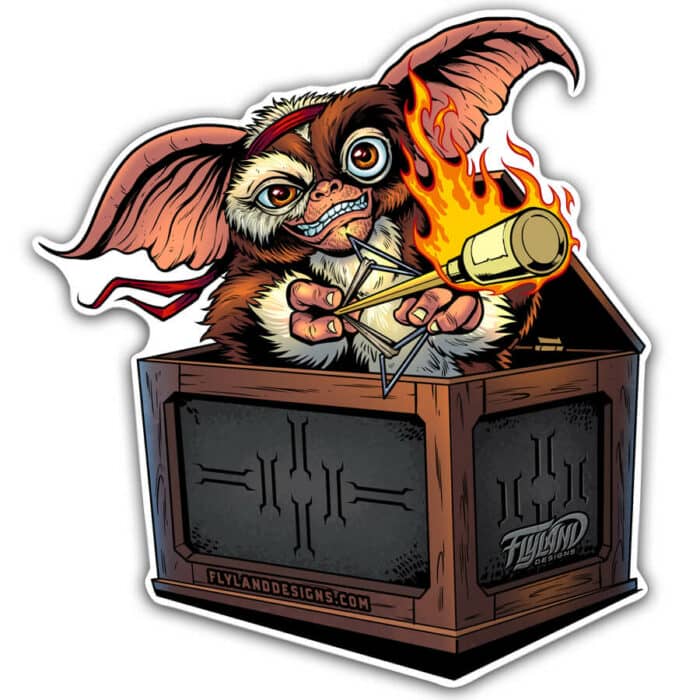 Gremlins Gizmo Tribute Vinyl Sticker