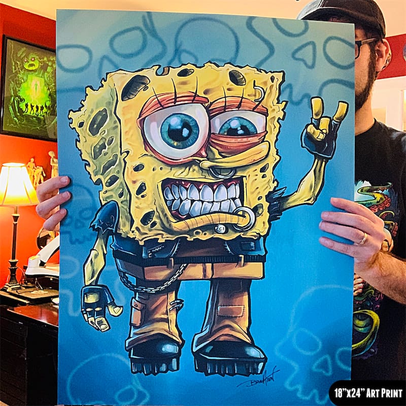 Grunge Bob - Flyland Designs, Freelance Illustration and