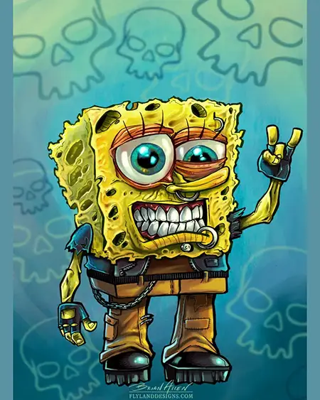 Grunge Bob Sponge Bob Parody