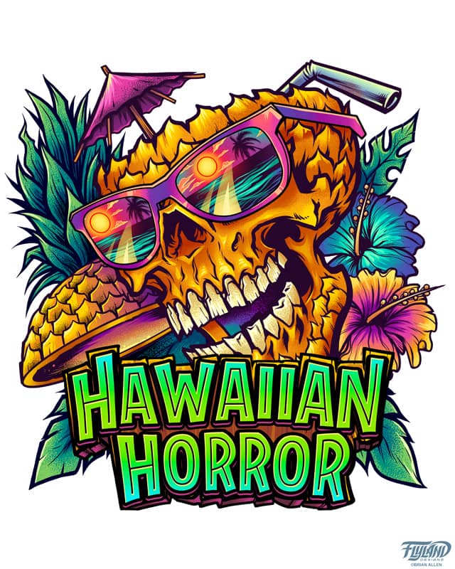 Just finished up this awesome retro inspired logo design featuring a chill pineapple cocktail skull and a beautiful beach sunset.
