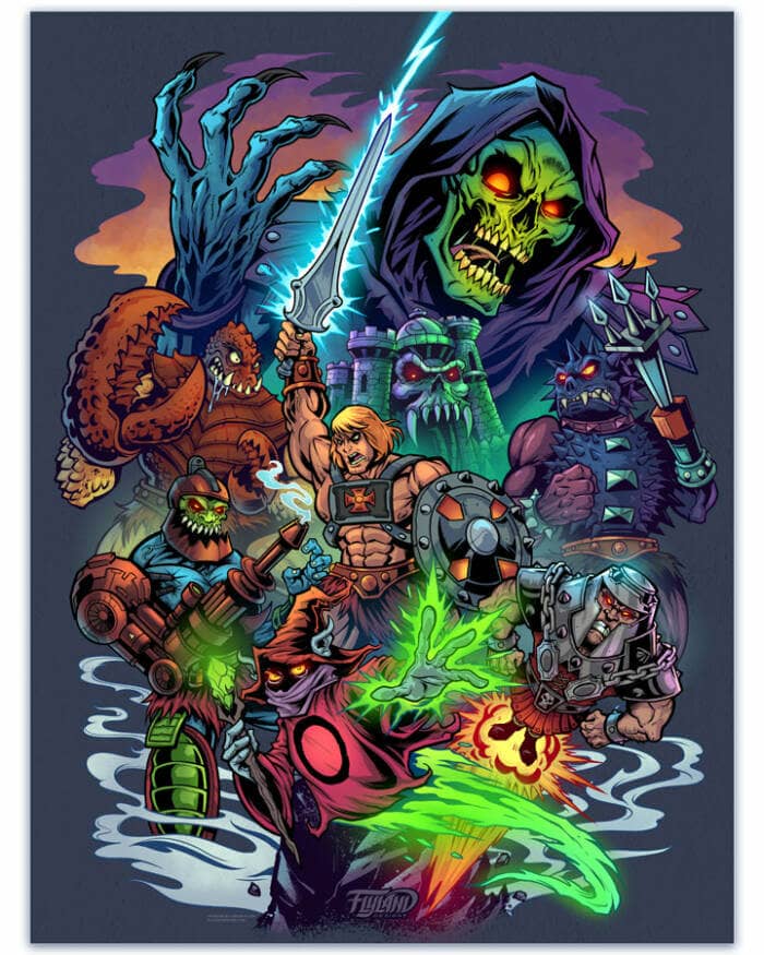 He-Man and the Masters of the Universe Tribute 18"x24" Limited Edition