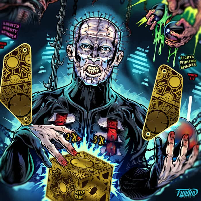 Hellraiser Pinball Playfield - Flyland Designs, Freelance