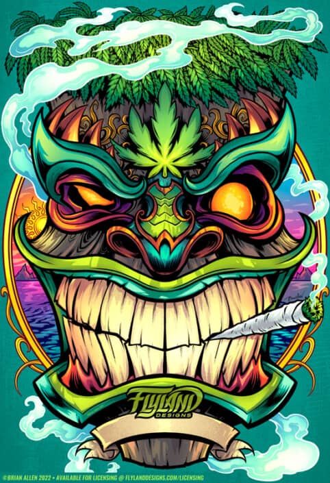 High Tiki Artwork by freelance i