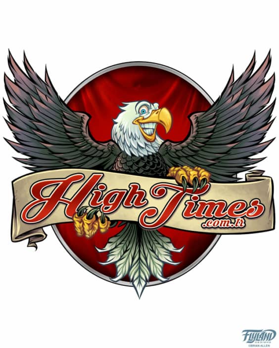 Custom Eagle logo I created for a cannabis brand overseas called High Times.