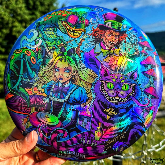 オリジナルキャラクター アートプリント Alice in Wonderland SuperColor Discraft Buzzz - Flyland Designs