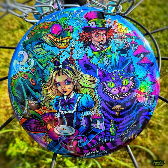 Alice in Wonderland SuperColor Discraft Buzzz - Flyland Designs