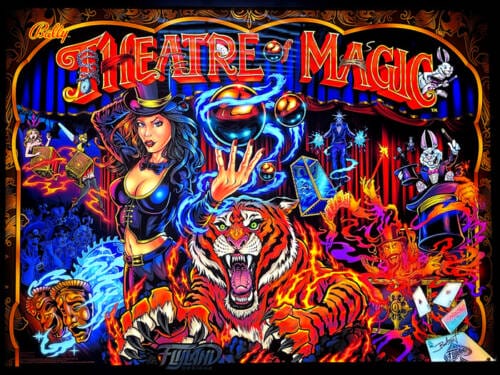 Theatre of Magic Alternate Translite - Flyland Designs, Freelance