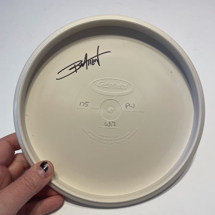 Gateway Wizard Disc Golf Disc - White Disc with Black Foil - 175