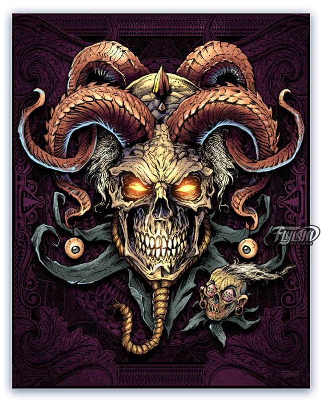 A full color illustration of an