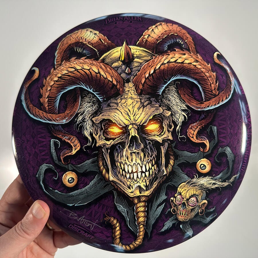 Jester Skull SuperColor Discraft Buzzz - Flyland Designs