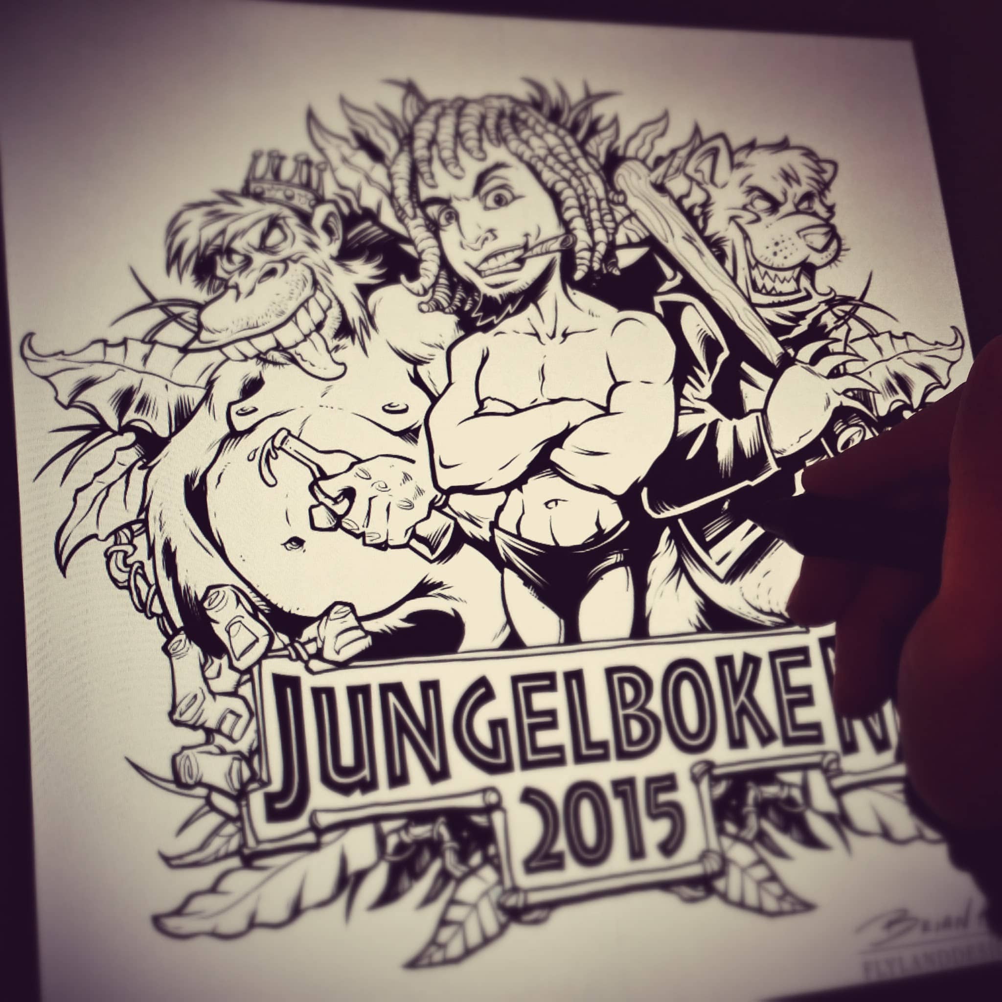 Russebuss Jungle Book Parody Logo