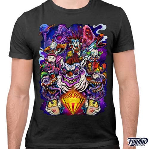Killer Klowns T-Shirt Artwork by Brian Allen