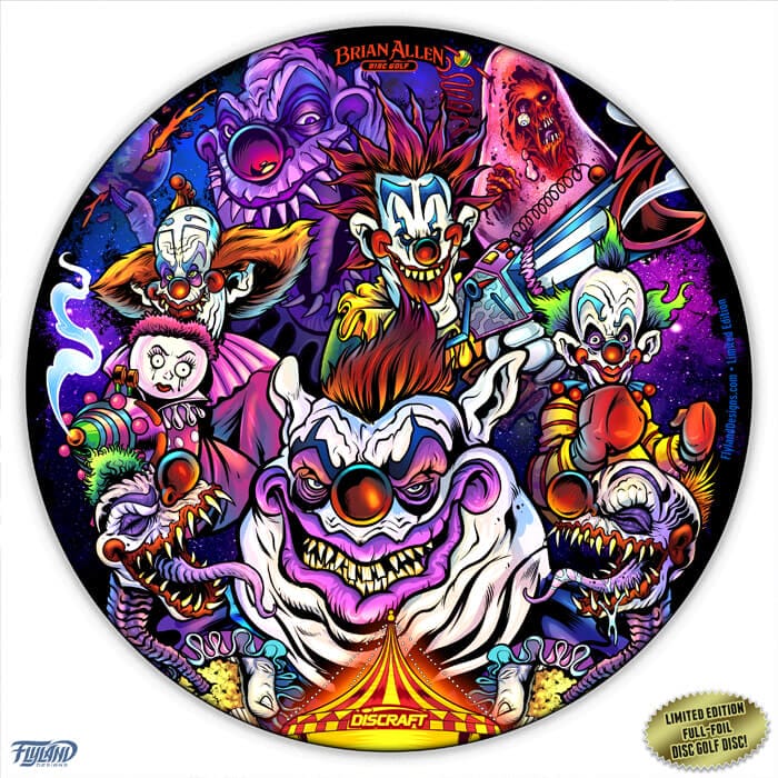 Killer Klowns-#1 Foil Buzzz Disc - Flyland Designs, Freelance