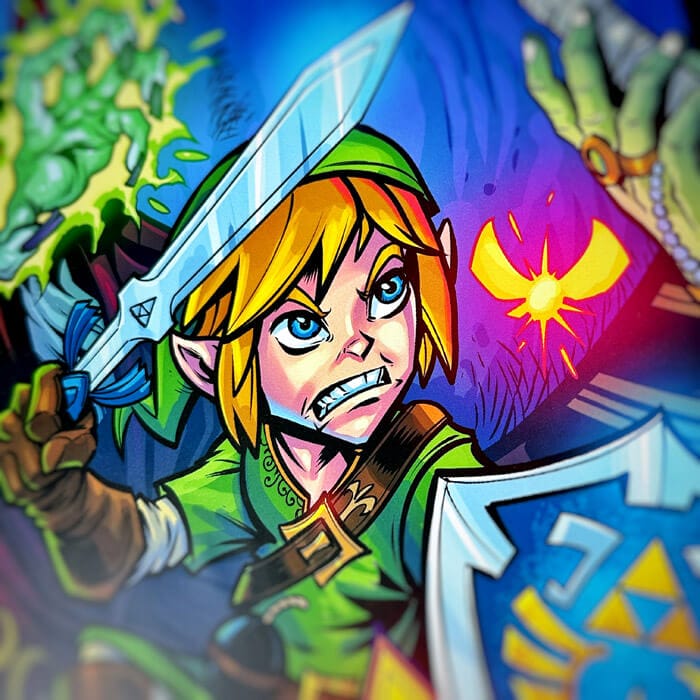 Tribute illustration of Link fro