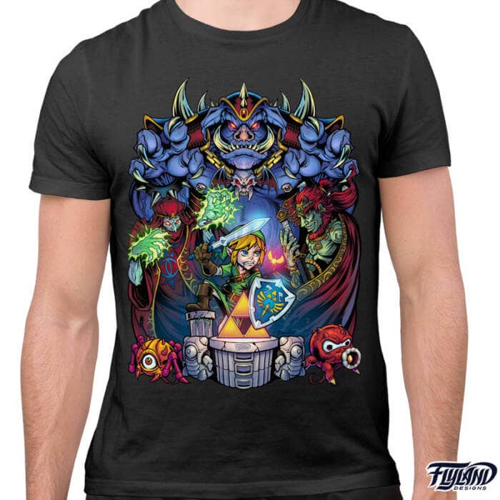 Legend of Zelda T-Shirt Artwork by Brian Allen