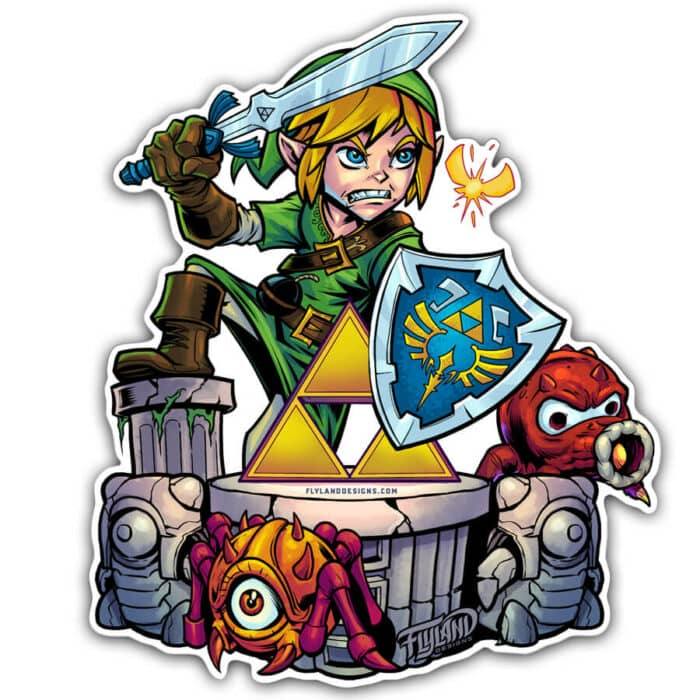 Legend of Zelda Link Vinyl Sticker