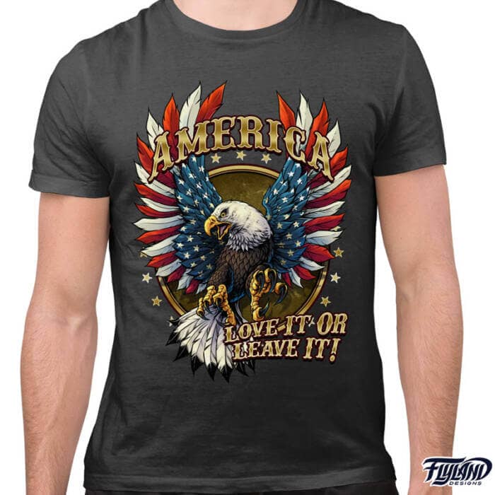 Love it or Leave it T-Shirt Artwork by Brian Allen