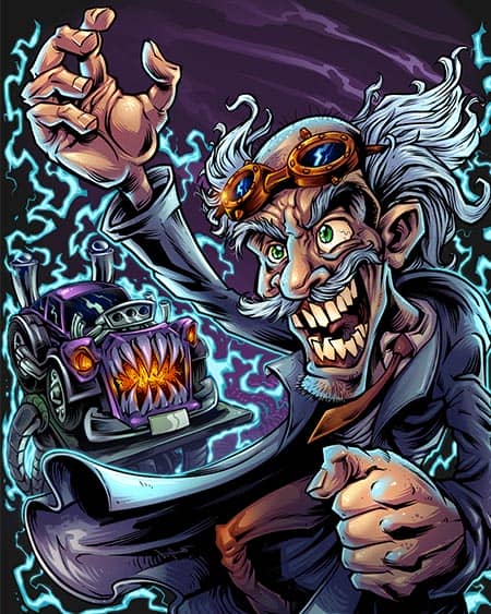 Mad scientist character