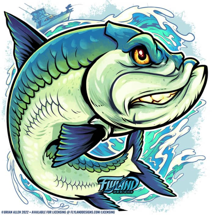 Mad Tarpon Artwork by freelance