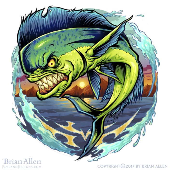 Fun illustrations of a mean gree