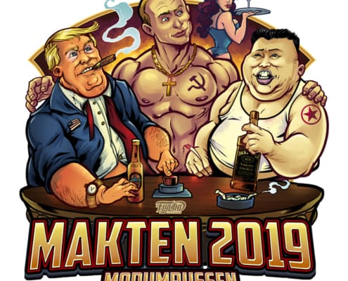 Trump, Putin, Kim Jun Un hanging