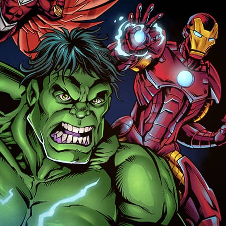 Marvel superhero characters hulk