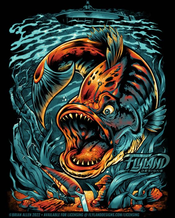 Luring Fish Artwork by freelance