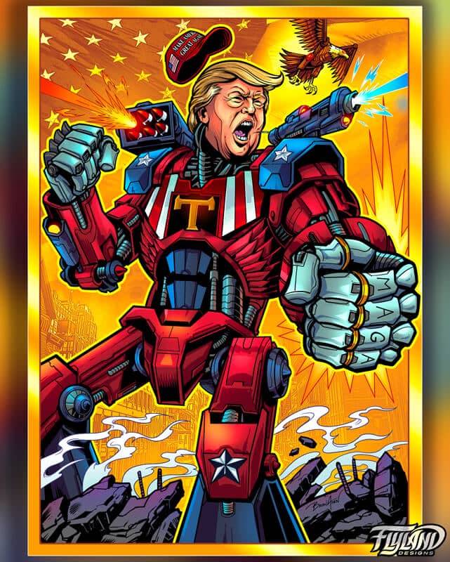 Trump - Mech America Great Again (Collectible Card) - Image 4