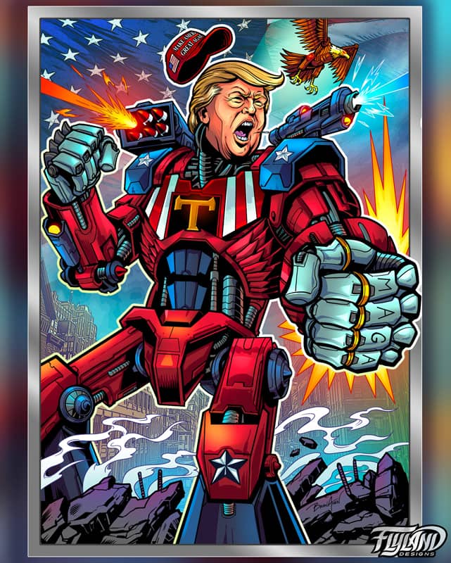 Trump - Mech America Great Again (Collectible Card) - Image 2