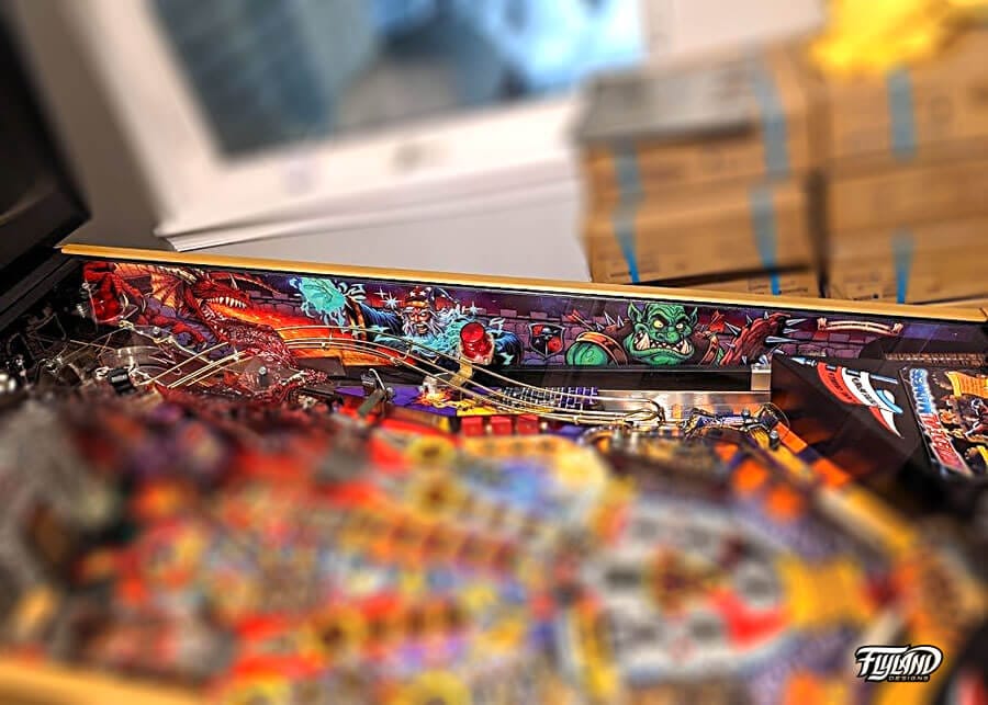 Medieval Madness Side Art Blades for Pinball Machines - Flyland