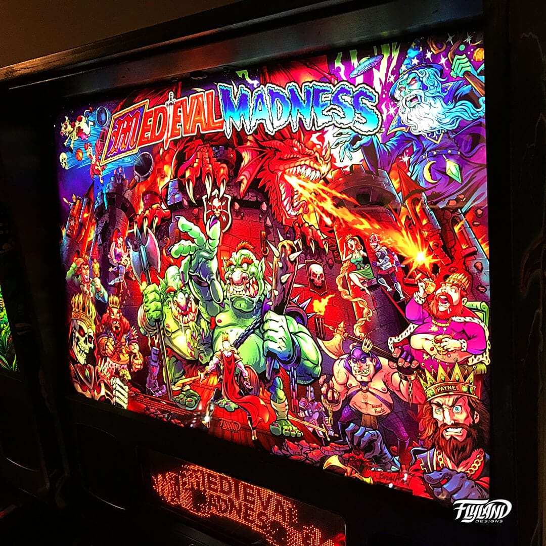 Medieval Madness Alternative Translite - Flyland Designs