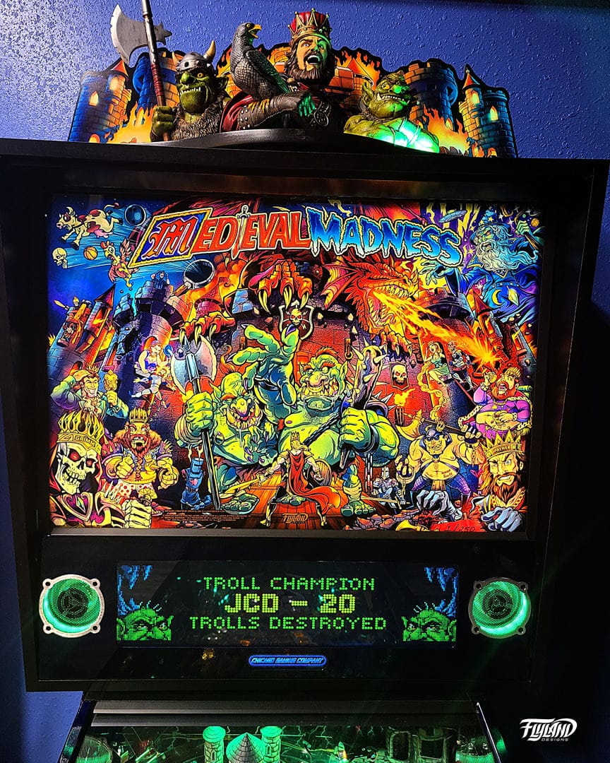 Medieval Madness Alternative Acrylic Backglass (Limited Edition